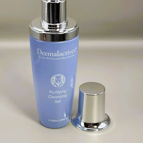 Dermalactives Purifying Cleansing Gel 100ml 3.38oz Elastin Collagen Rejuvenation - Picture 3 of 3